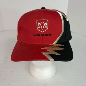 Vintage Dodge Ram Hat, Red Darkside, Kati Headwear, Adjustable Strap, Logo